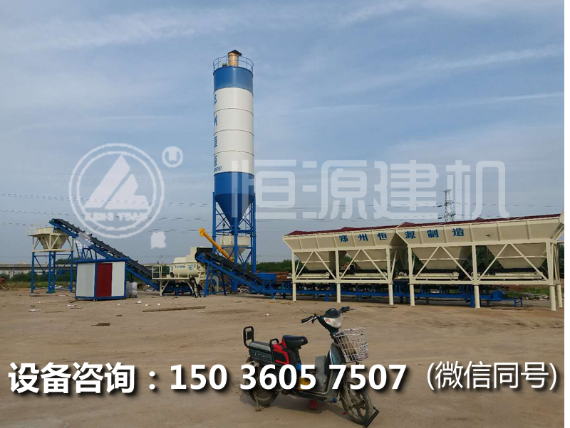 鄭州恒源建機(jī)湖北武漢300噸穩(wěn)定土拌合站安裝現(xiàn)場(chǎng)圖片