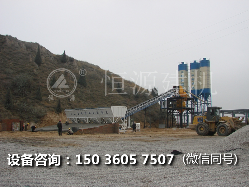 建一個(gè)HZS90工程攪拌站多少錢，90拌合機(jī)的價(jià)格