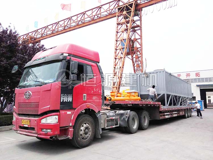 80噸臥式水泥倉(cāng)罐裝車(chē)發(fā)貨，發(fā)往杭州